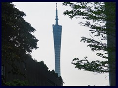 Canton Tower (600m tall) seen from Zhujiang New Town.